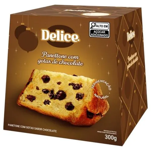 Panettone Gotas de Chocolate 300g - Delice