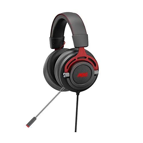 Headset USB Gamer, Headphone, fone de ouvido com microfone AOC GH300 Driver 50 mm, Multiplataforma, LED.