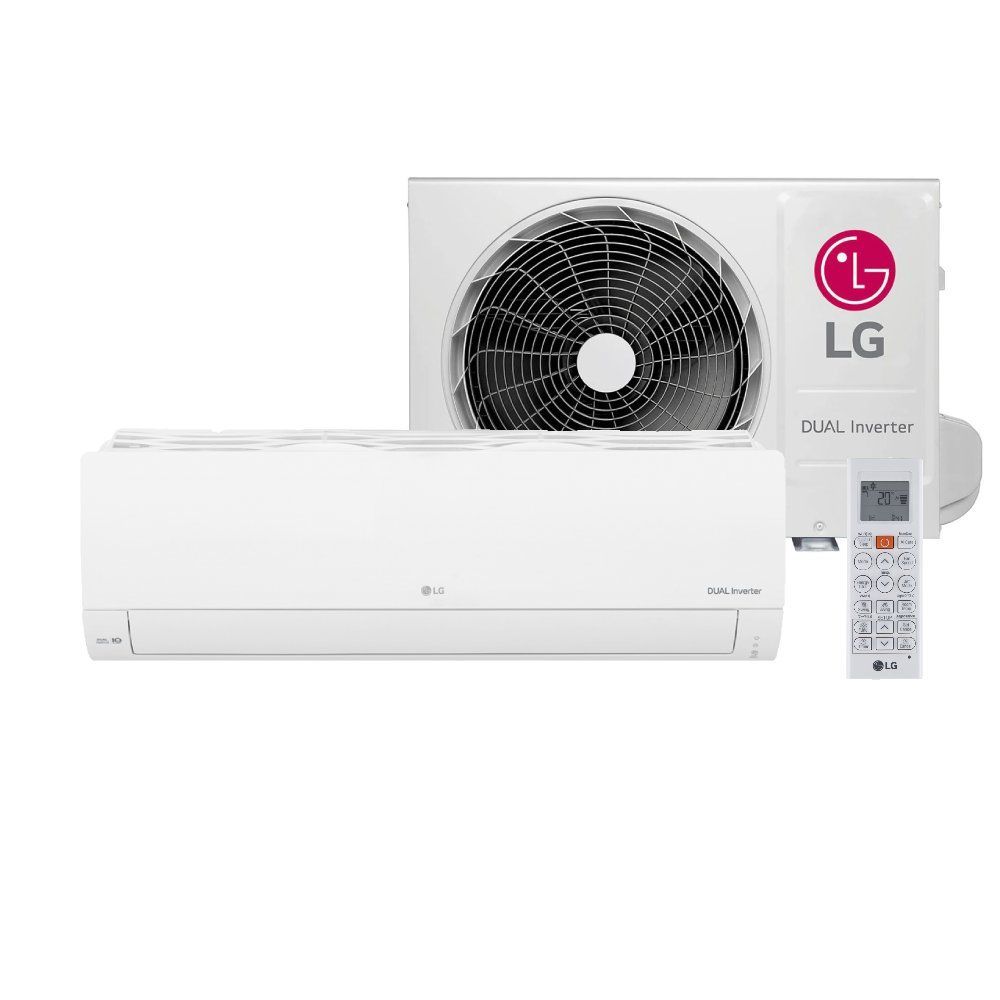 Ar Condicionado LG Dual Inverter Compact +AI 12.000 BTU Frio 220V S3-Q12JAQAL