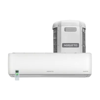 Ar Condicionado Split Agratto Hi Wall Liv Top Inverter 24.000 BTUs Quente e Frio LCST24QF-02I 220V