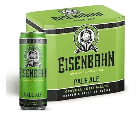 [Compre 2 R$ 91,18] Pack de Eisenbahn Pale Ale LT 350ml 12 Unidades