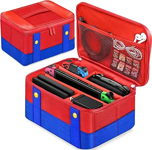 Bolsa Maleta Case Transporte Mario Para Nintendo Switch Oled