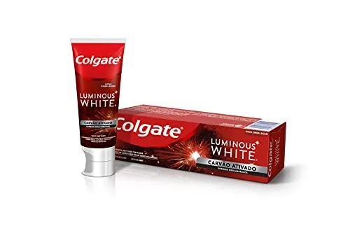 [REC] Colgate Creme Dental Clareador Luminous White Carvão Ativado 70G