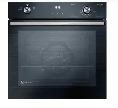 Forno a Gás de Embutir Electrolux Efficient com 80 Litros de Capacidade, Grill e Painel Full Touch Preto - OE8GH