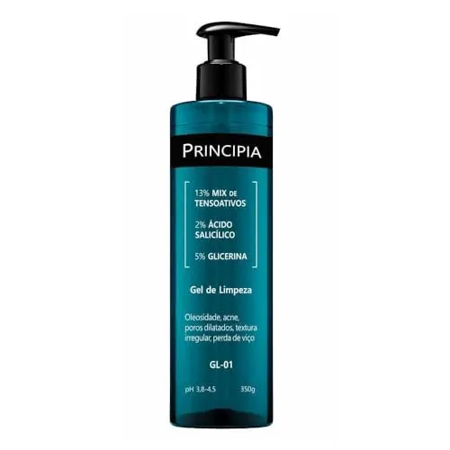 (2 unidades) Gel de Limpeza Principia 2% Ácido Salicílico + 5% Glicerina com 350g