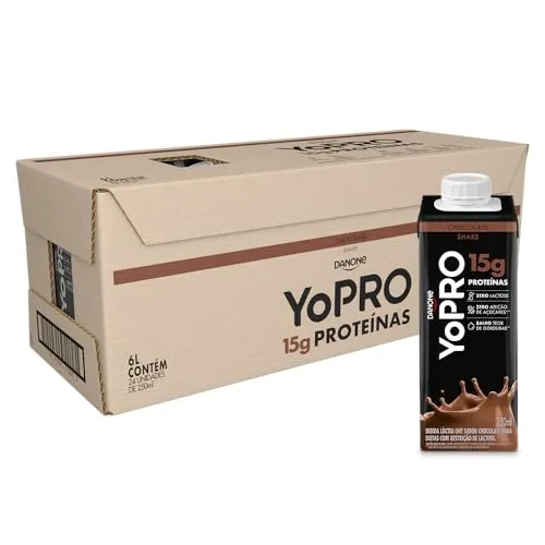 [REC]Pack YoPRO Bebida Láctea UHT Chocolate 15g de proteínas 250ml - 24 unidades