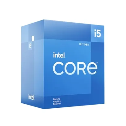 Processador Intel Core I5-12400F 2.5GHZ (Turbo 4.4GHZ) Cache 18MB 6 Núcleos 12 Threads 12ª Ger LGA 1700 BX8071512400F - Intel