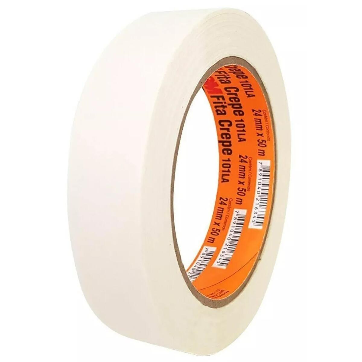 Fita Crepe Adesiva 101La Para Uso Geral 24Mmx50M 3M