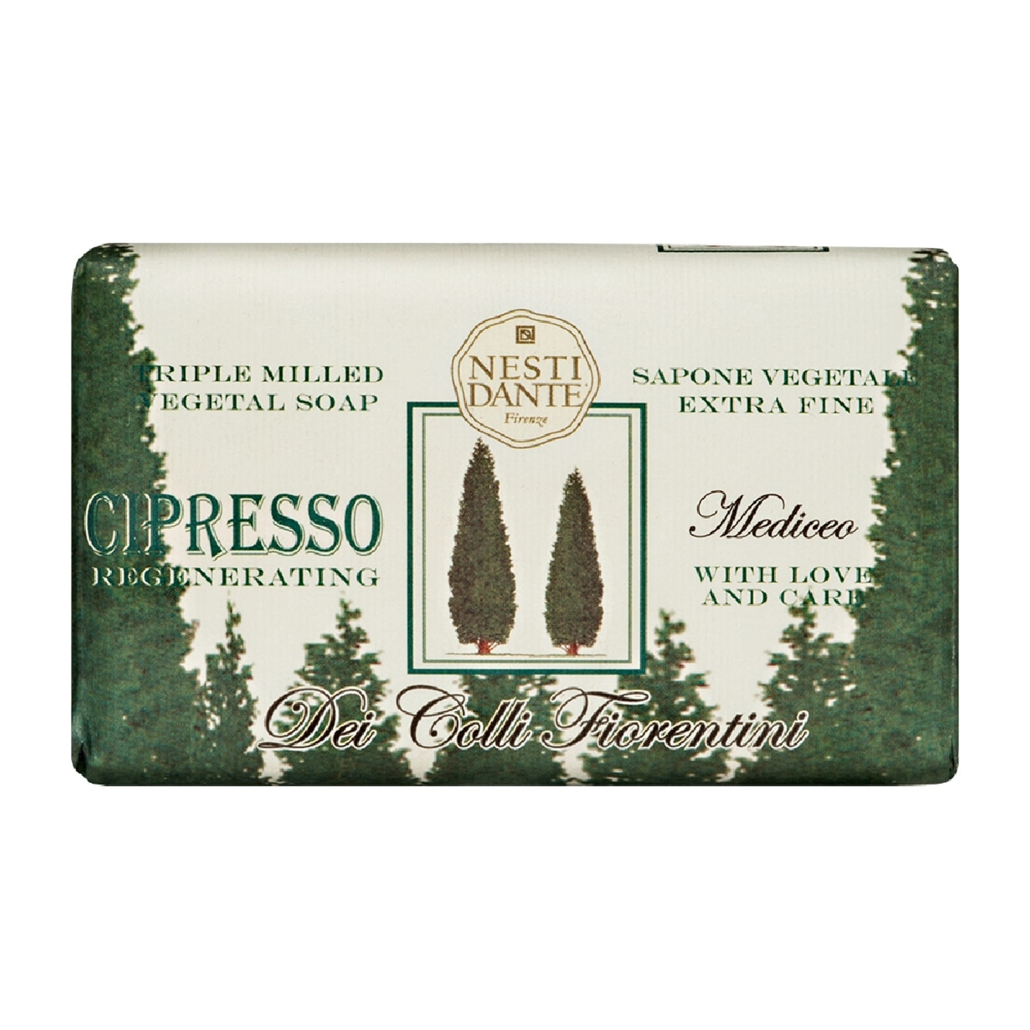 Sabonete em Barra Vegano Nesti Dante Dei Colli Fiorentini Cipresso 250g