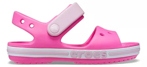 Sandália Crocs Bayaband Sandal Kids Electric Pink