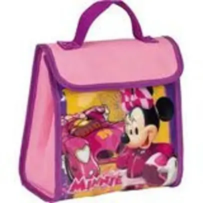 Lancheira Térmica Minnie Mouse Escolar Infantil Sestini Rosa