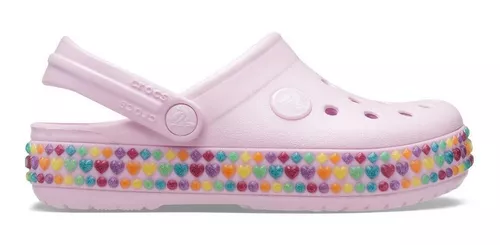 Sandália Crocs Crocband Gem Band Clog Kids Ballerina