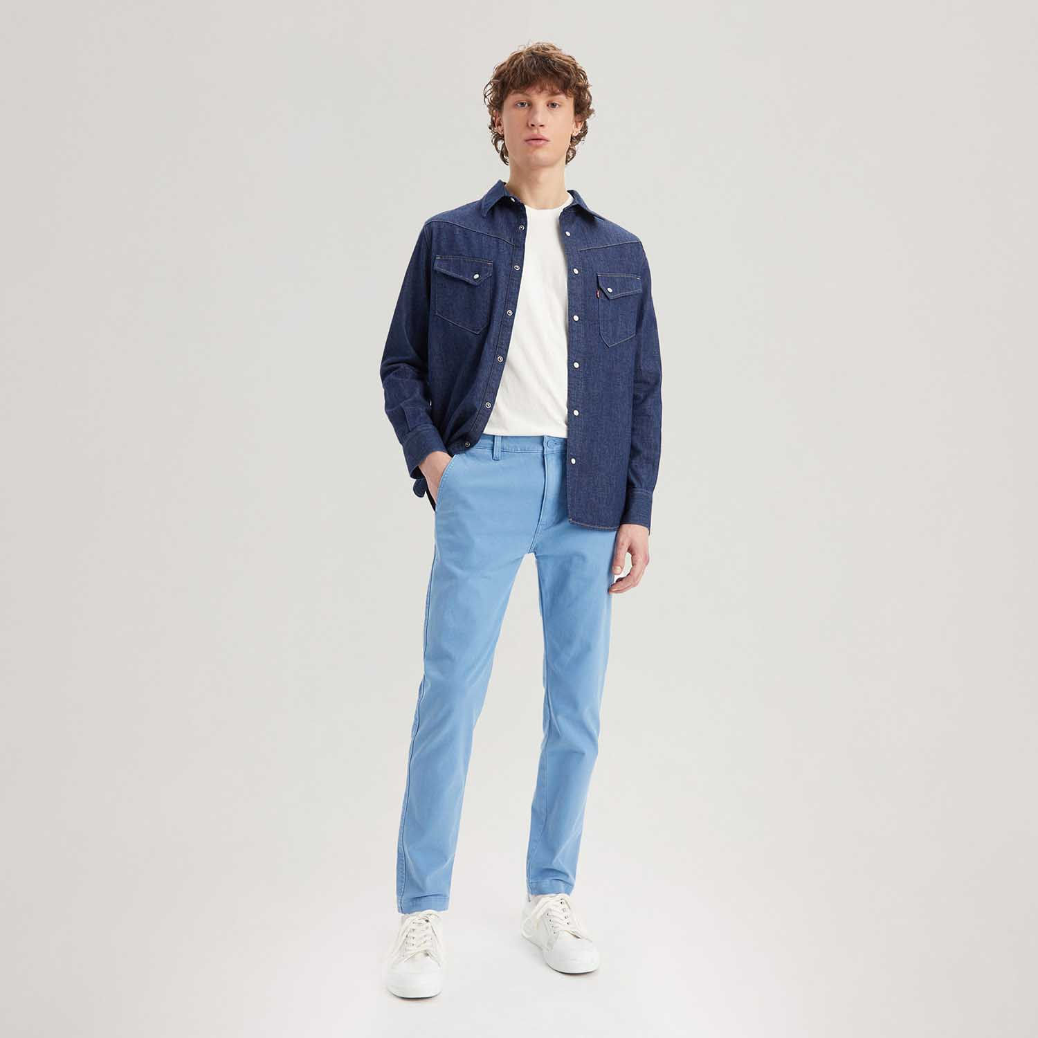 【Tamanho 38 40 42 44 e 46】 Calça Levi's® Xx Chino Slim Ii Azul