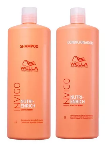 Kit Wella Professionals Shampoo Invigo Nutri-Enrich 1L + Condicionador Invigo Nutri-Enrich 1L