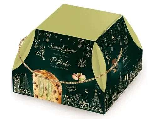 [Regional] Panettone Chocolate E Pistache Santa Edwiges - 800g