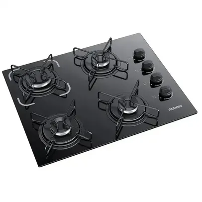 Cooktop Itatiaia 4 Bocas Essencial Preto - Bivolt