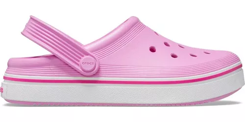 Sandália Crocband Off Court Clog Kids Taffy Pink