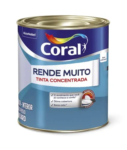 [Amazon] Tinta Coral Rende Muito Branco Gelo - 900ML