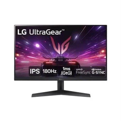 Monitor FULL HD 24&quot; LG Gamer 24GS60F-B | Led, IPS, AMD FREESYNC, HDMI, 180Hz