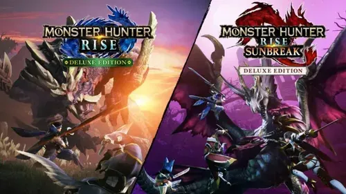 Monster Hunter Rise + Sunbreak Deluxe - PS4, PS5 Deluxe Bundle Edition