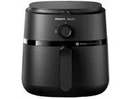 (Cliente Ouro) Fritadeira Elétrica sem Óleo/Air Fryer Philips Walita Série 1000 XL NA130 Preta com Timer 6,2L