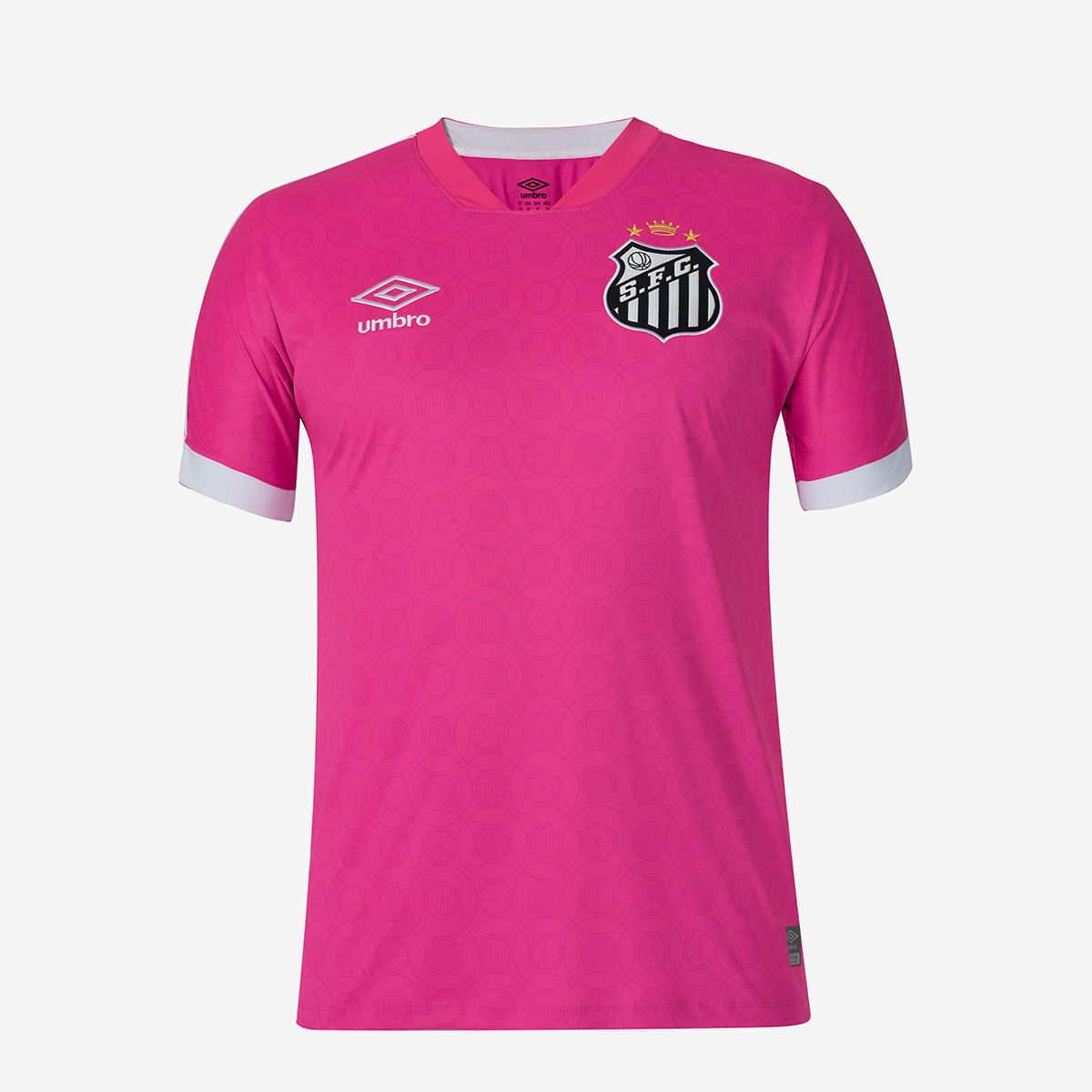 Camisa Masculina Umbro Santos Outubro Rosa 2023