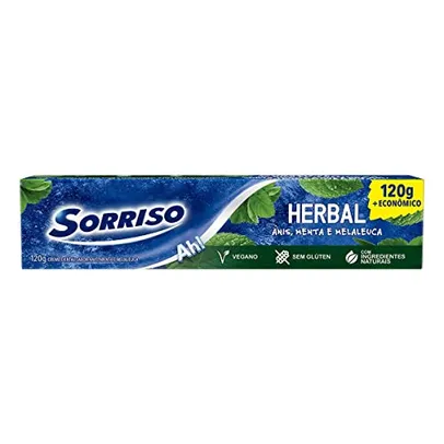 [Prime + REC] SORRISO Creme Dental Herbal Anis e Menta - 120g