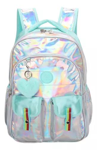Mochila Sweet Girl Dream Santino Pol Sam231u Azul Turquesa