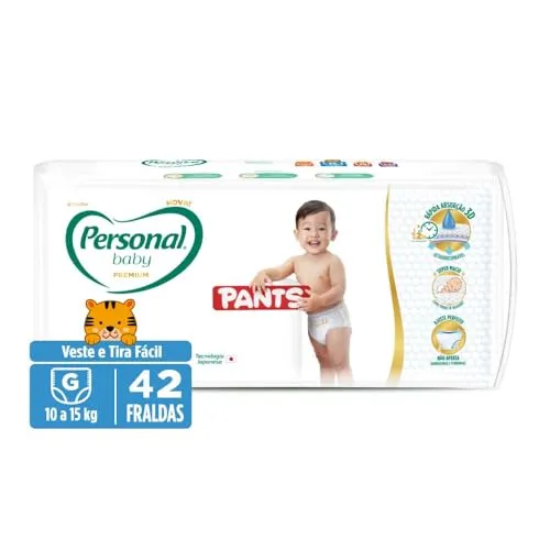 [Rec] Personal Fralda Baby Premium Pants, G, 42 Unidades