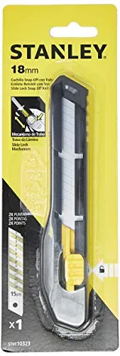 Estilete Retrátil STANLEY com Trava Automática 18mm STHT10323-840