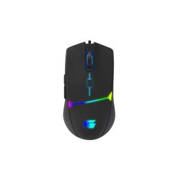 Mouse Gamer Fortrek Crusader 7200 DPI RGB USB Switch Huano 1,7m - Preto