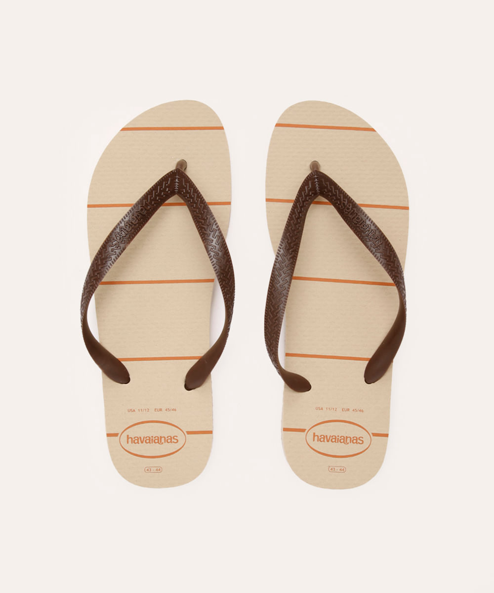 Chinelo havaianas essential bege
