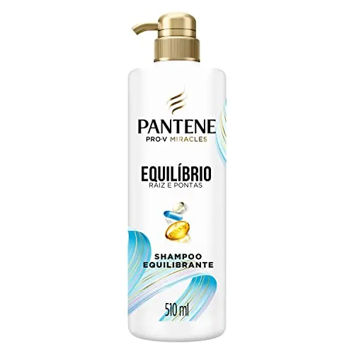 【Gratis com Cashback P&G】Shampoo Pantene Equilíbrio para cabelos mistos e pontas ressecadas 510 ml