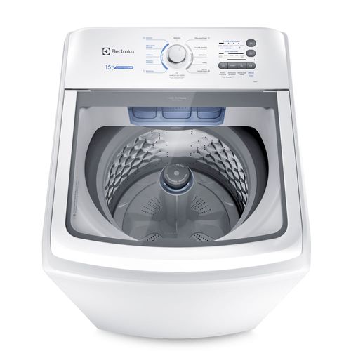 Máquina de Lavar Electrolux 15kg Branca Essential Care com Cesto Inox e Jet&Clean (LED15)