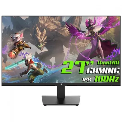 Monitor Gamer SuperFrame Vision, 27 Pol, Quad HD, IPS, 100Hz, HDR, FreeSync, HDMI/DP #Shopee ⚡️