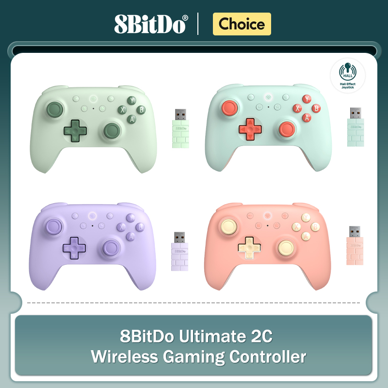 (Taxa inclusa | Moedas R$171) 8BitDo-Ultimate 2C Wireless Gaming Controller