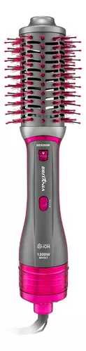 Escova Secadora Britânia Bes26sr 4 Em 1 1300w Bivolt Cor Prata e Rosa 110V/220V