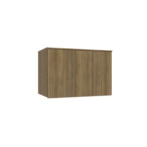 Armário Aéreo 3 Portas Kappesberg Adapt Nogueira