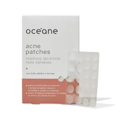 Océane Adesivos Secativos Para Espinhas com Ácido Salicílico - Acne Patches 22un