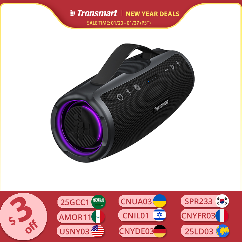 [BR/Moedas] Caixa de som bluetooth Tronsmart Mirtune S100, 50W