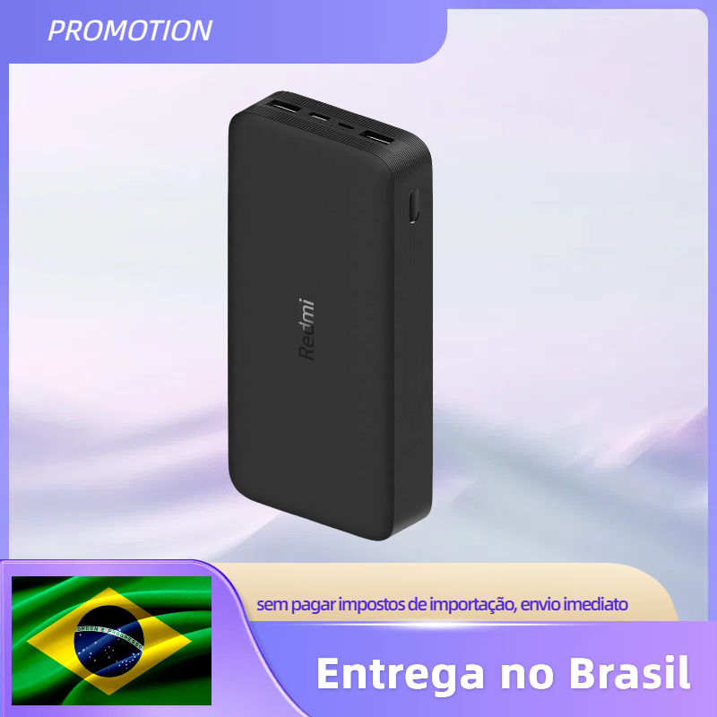 [Do Brasil] Power Bank Xiaomi 18W 20.000mAh