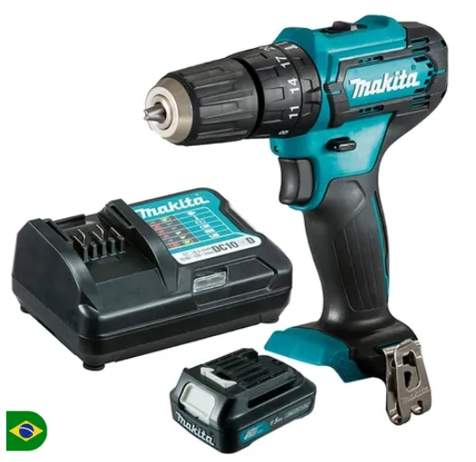 Parafusadeira Furadeira de Impacto à Bateria 12V HP333DWYX3 Makita