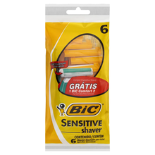 Aparelho de Barbear Bic Sensitive Com 6 Unidades