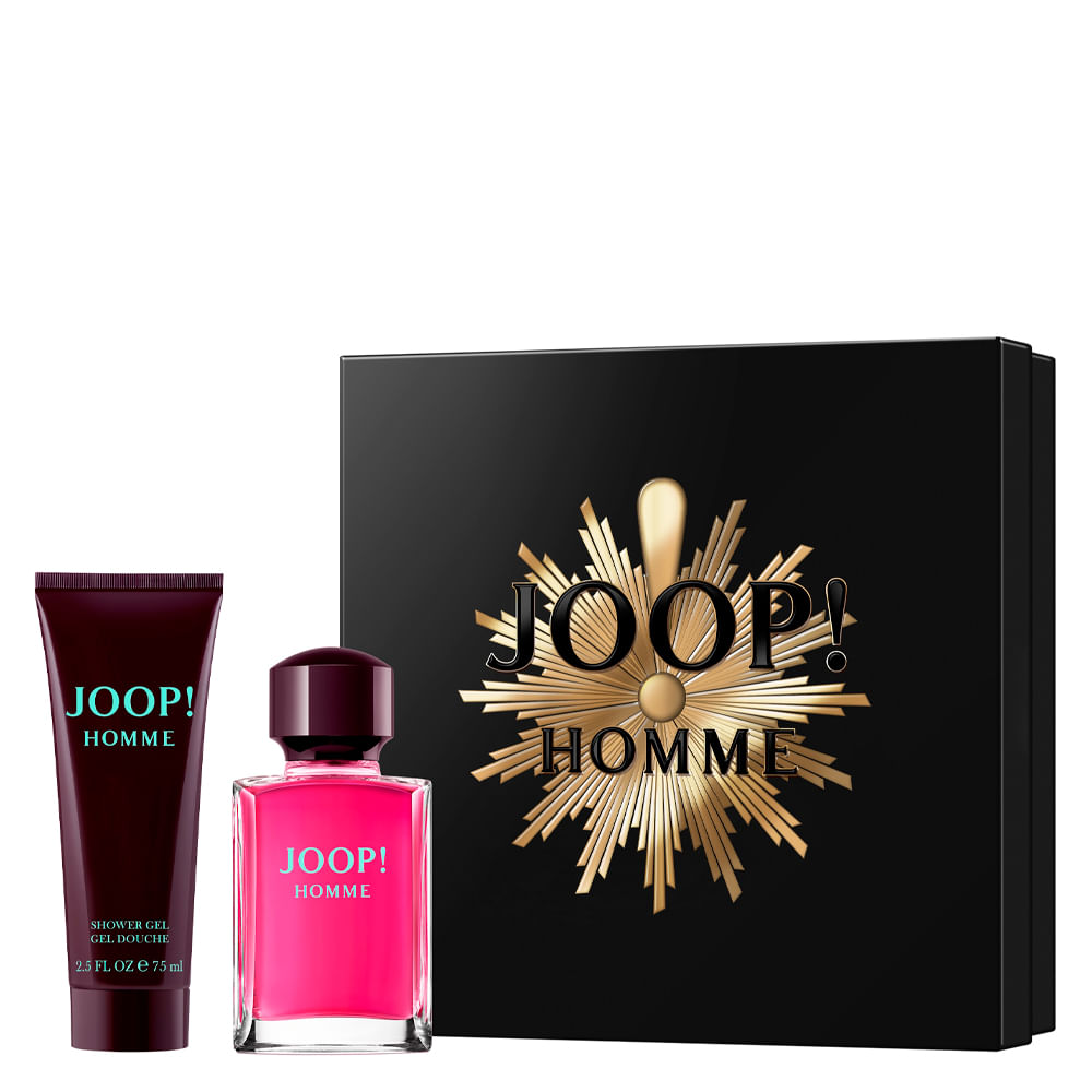 Kit Joop! Perfume Homme Coffret Eau de Toilette Masculino 75 ml + Gel de Banho 75 ml Caixa Preta