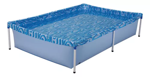 Piscina estrutural retangular Mor 001002 com capacidade de 1000 litros 1.26x1.89 m