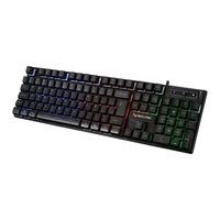 Teclado Gamer Neologic Infinite Play Black Semi Mecânico Abnt2 Rainbow Preto - Ifnt-blk