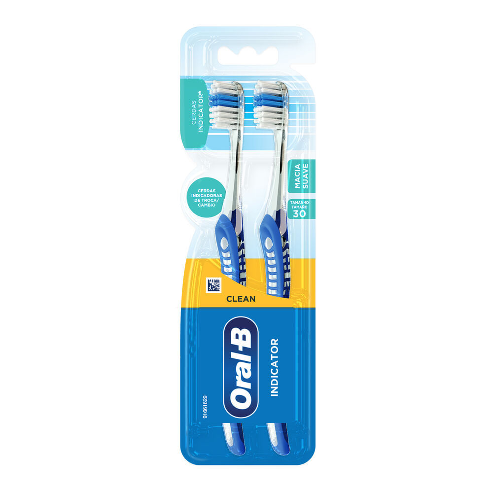 Oral-b Clean 2 unidades Escovas Dental Macia
