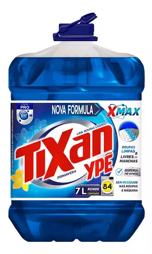 Sabão Líquido Tixan Ypê Primavera antibacterial galão 7 Litros