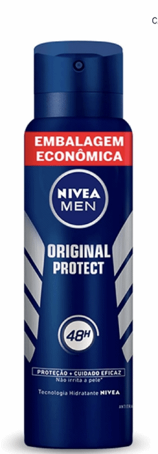 [Leve 3 Pague 2/ 3 por R$25] NIVEA Desodorante Antitranspirante Aerossol 200ml Invisible Black & White Clear ou NIVEA MAN