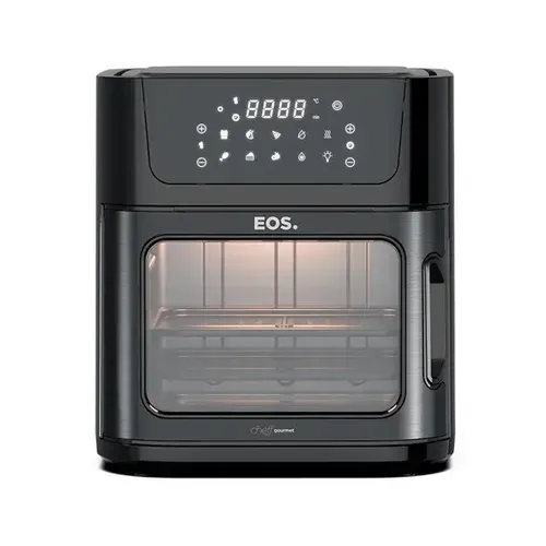 Fritadeira Air Fryer Oven EOS 15 Litros Digital Inox All Black EAF15IP 110V